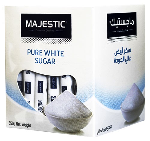 Majestic White Sugar Tube 350G