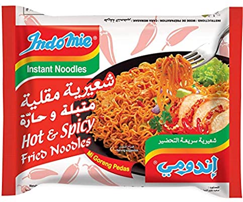 Indomie Noodles Fried Hot&amp;Spicy 80G