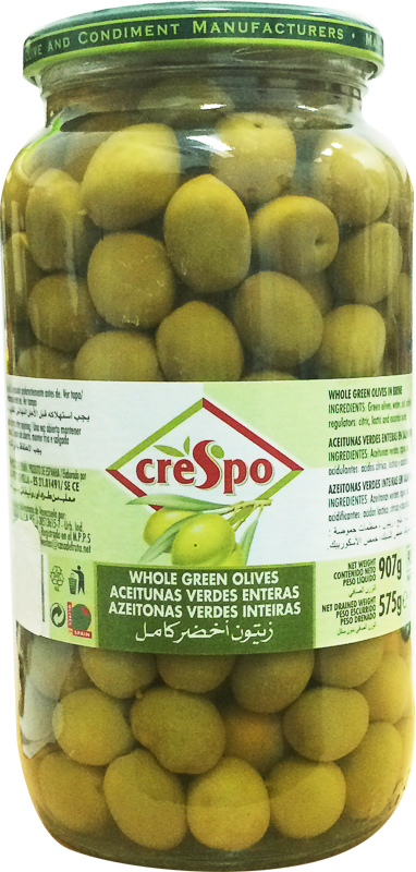 Crespo Green Olives Jar 907 Grm