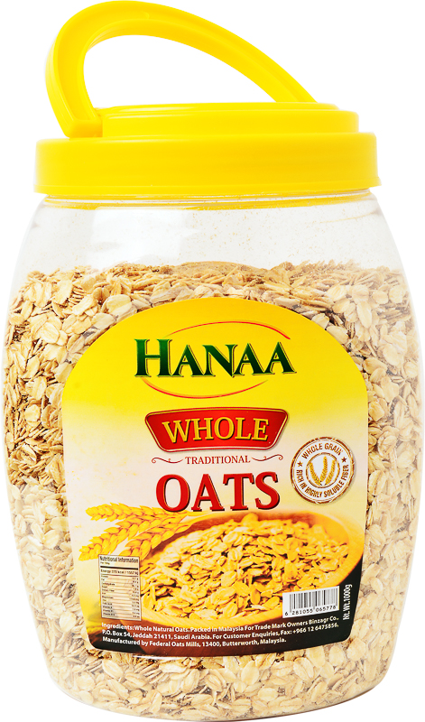Hanaa Whole Traditional Oats 900G
