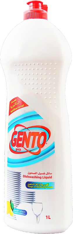 Gento  D/W Liquid Lemon 1Ltr