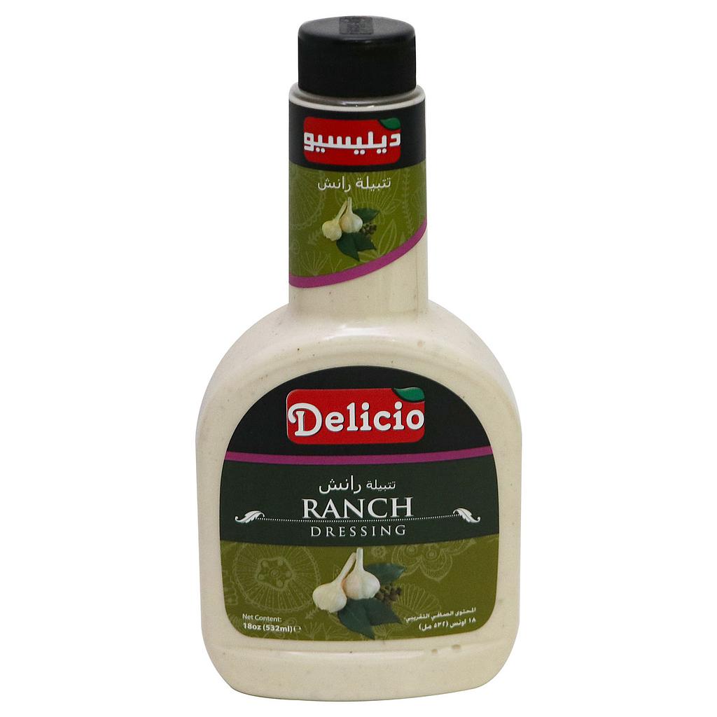 Delicio Ranch Dressing 532Ml (18Oz)