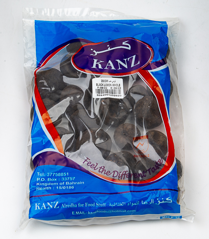 Kanz Black Lemon Whole 200 Grm