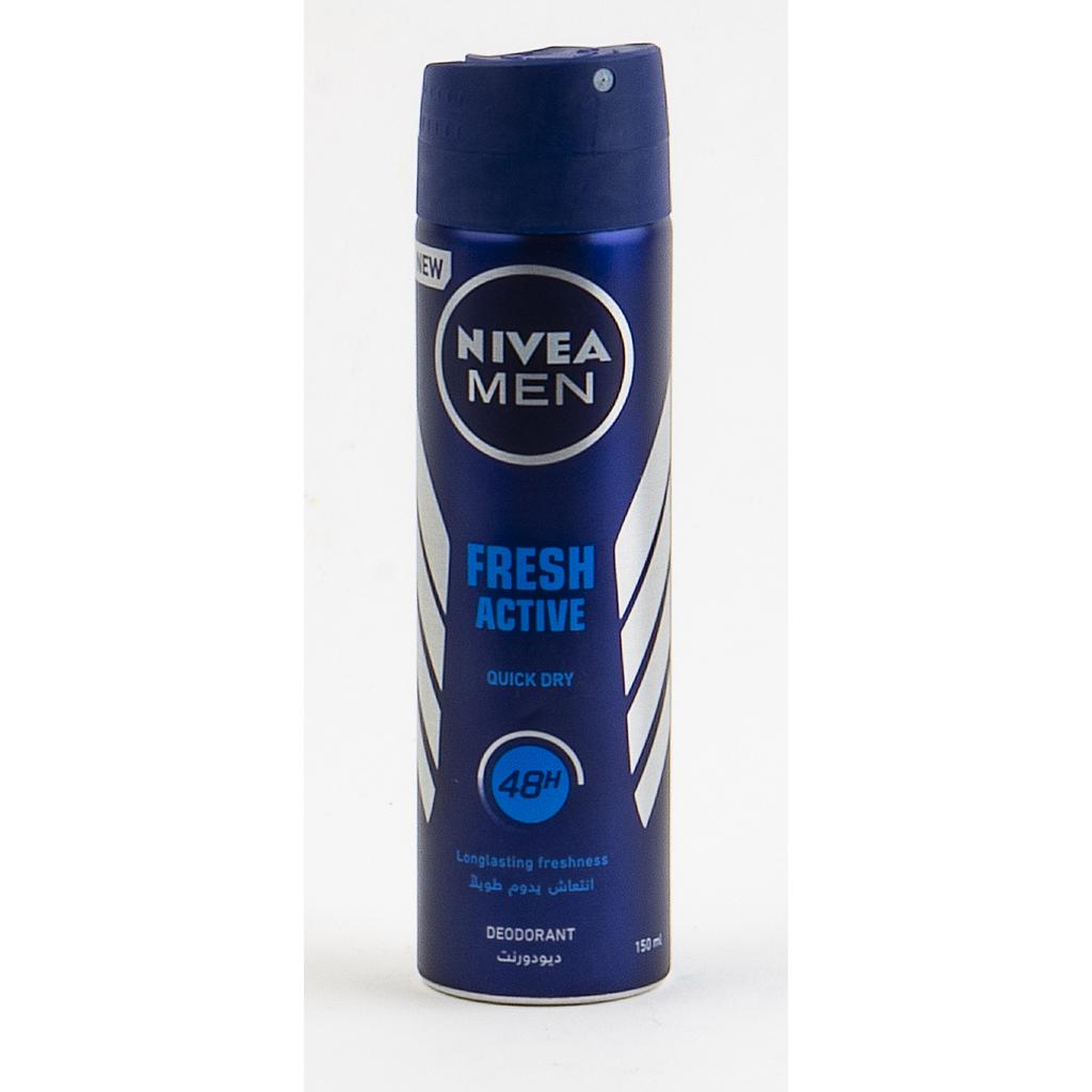 Nivea Deo Spray Fresh Active Men 150Ml