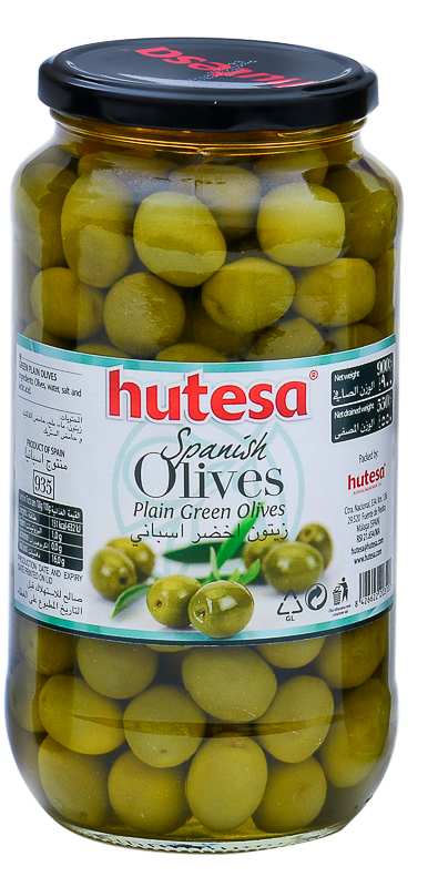 Hutesa Green Olive Whole 900Gm(Nw:550Gm)