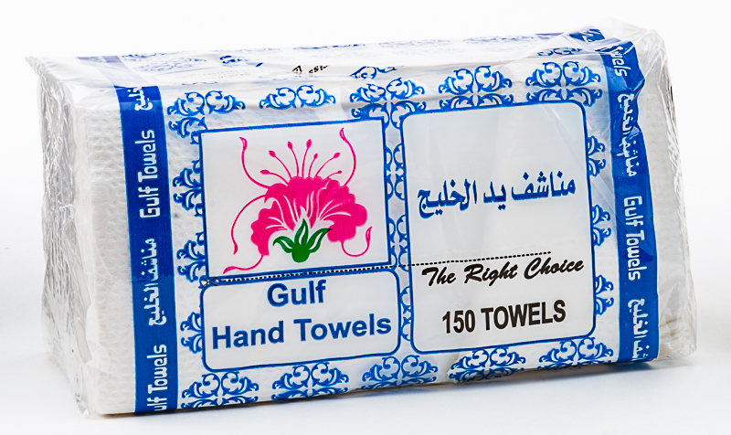 Gulf Hand Towel White 150 Sheet
