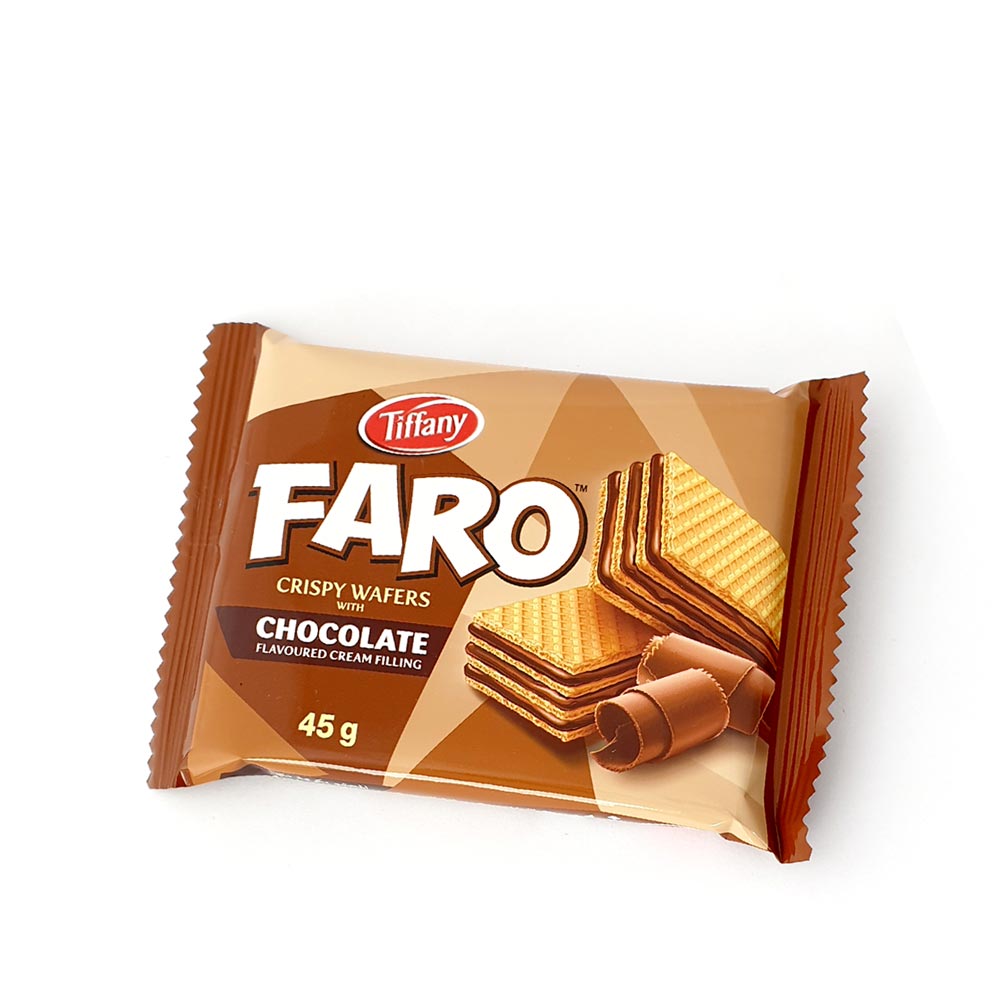 Tiffany Faro Wafers Choc 45Grm