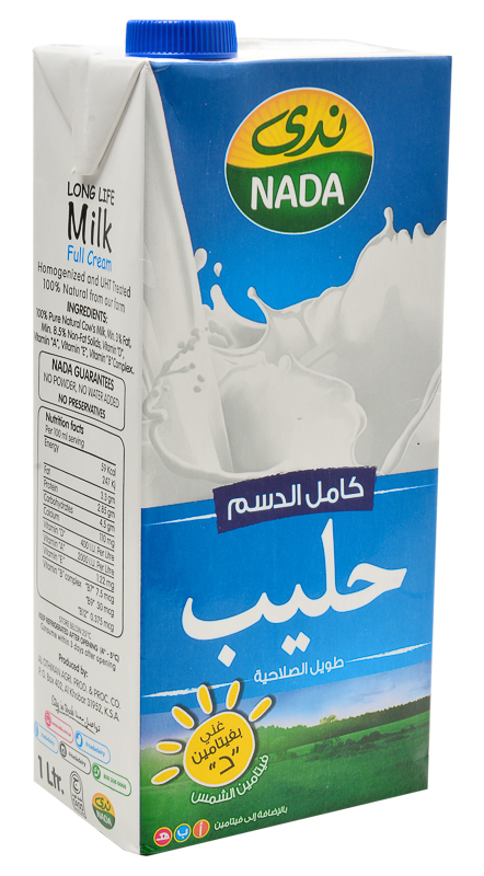 Nada Uht Milk Full Cream 1Ltr