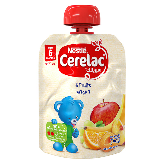 Cerelac Puree 6 Fruits 90G