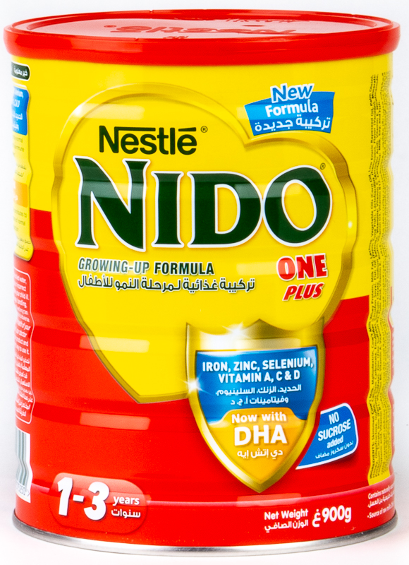Nido1+ Gum 1-3Yrs 900G Red