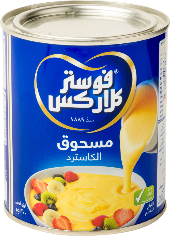 F.K Custard Pwdr Tin Yellow  300G