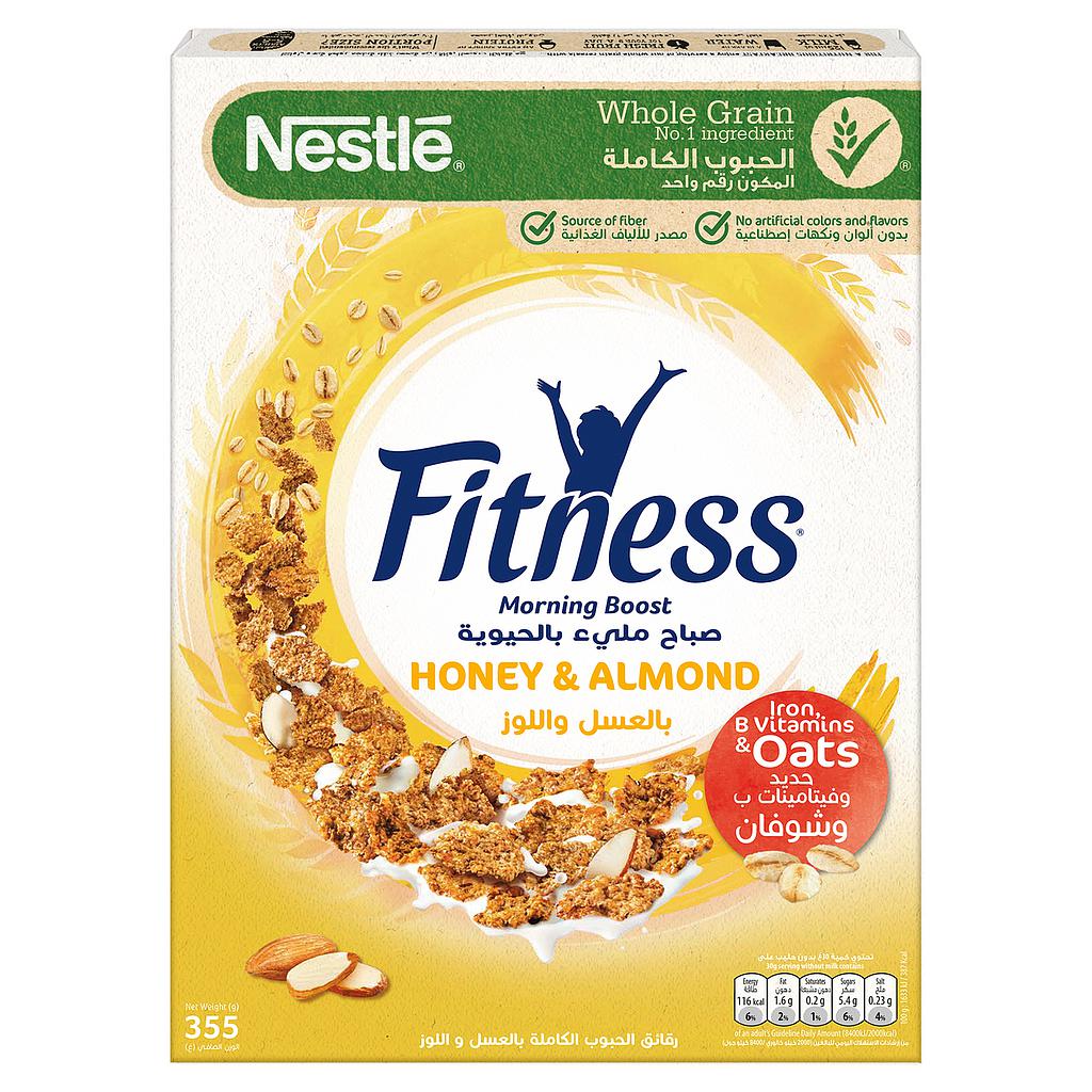 Nestle Fitness Honey&amp;Almonds Cereal 355G