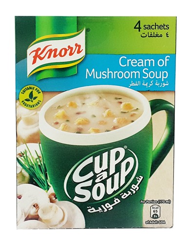 Knorr Soup Cream Of Mushro 4P 80Grm
