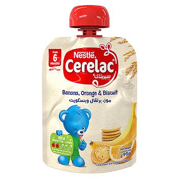 Cerelac Puree Banana Orange Biscuit 90G