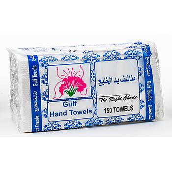 Gulf Hand Towel White 150 Sheet