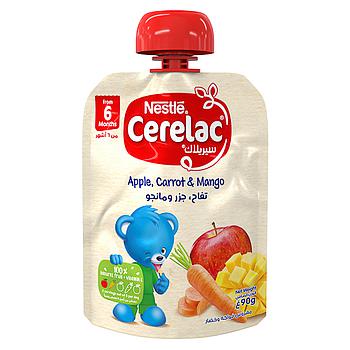 Cerelac Puree Apple Mango &Carrot 90G