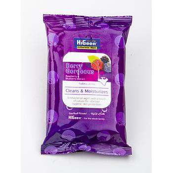 Higeen Berry Gorgeous Wet Wipes 15Pcs